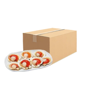 frozen half shell scallop roeon 10 12 cm 10 packs