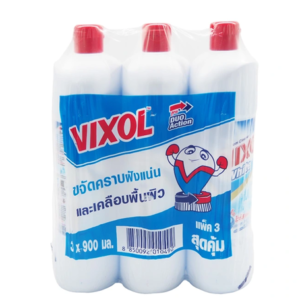 vixol toilet cleaner white 900 ml x 3